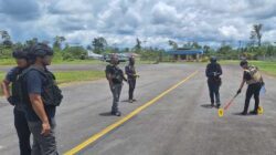 Olah TKP Penembakan di Bandara Koroway Batu : Ini Hasilnya 7 Olah TKP Penembakan di Bandara Korowai Batu