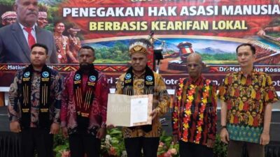 Resmi Pimpin PAK-HAM Papua, Methodius Kossay Siap Perkuat Kolaborasi Penegakkan HAM 30 PAK HAM Papua Periode 2026 2029