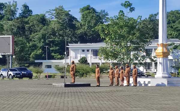 Pj Sekda Mimika Apel pagi 2 Feb 26