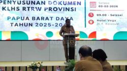Pemprov PBD Gelar Konsultasi Publik II Penyusunan Dokumen KLHS RTRW 2025-2045 12 Pj Sekda PBD Konsultasi Publik II KLHS RTRW 25 45
