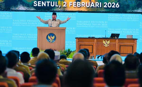 Rakornas Sentul 2026 : Presiden Dorong Swasembada Pangan dan Energi 1 Presiden Rakornas Sentul 2026