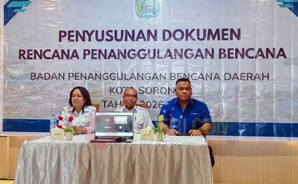 Pemkot Sorong Susun RPB 2026–2029, Tegaskan Komitmen Kota Tangguh Bencana 2 BPBD Kota Sorong Susun RPB 2026 2029 2