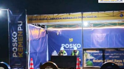 Tindaklanjut Instruksi Ditjen Bina Marga, BPJN Maluku Dirikan Posko Lebaran 2026