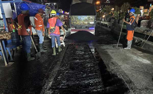 Pekerjaan Preservasi Jalan di Batu Merah Telah Berjalan 2 BPJN Mal Preservasi Jalan Rusad Butu Merah2