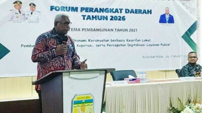 Bupati JR Ranwal RKPD 2027 Pemkab Mimika