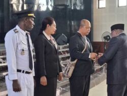 Lantik Puluhan Pejabat Tinggi Pratama, Bupati Mimika Resmi Rombak Birokrasi
