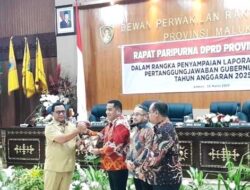 DPRD Maluku Gelar Paripurna Penyampaian LKPJ Gubernur TA 2025