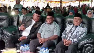 Gubernur Meki Didampingi Bupati-Wabup Mimika Bukber di Pesantren Ahsanul Ulum