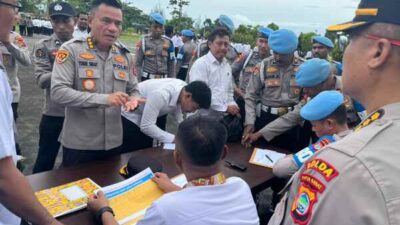 Antasipasi Penyalahgunaan, Polda PB Pengecekan Kelayakan Senjata Api Personel