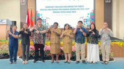 Workshop Finalisasi dan Konsultasi publik Rencana Aksi Daerah (RAD) Penyandang Disabilitas Tahun 2025–2029 di Hotel Royal Mamberamo Sorong//Foto : Suzan
