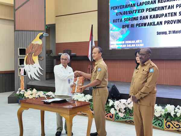 BPK Terima Dokumen LKPD Pemprov PBD, Kota dan Kabupaten Sorong Tahun 2025, Ini Harapan Gubernur 3 IMG 20260331 WA0034