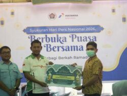 Kilang Kasim dan Insan Media Sorong Perkuat Sinergi Sosial Lewat Santunan di Graha At Taubah