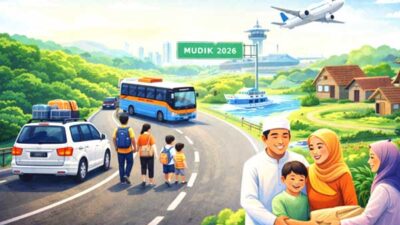 Mudik Lebaran: "Perjalanan Rindu, Amanah Menjaga Bumi" 11 Ilustrasi Mudik 2026 Opini