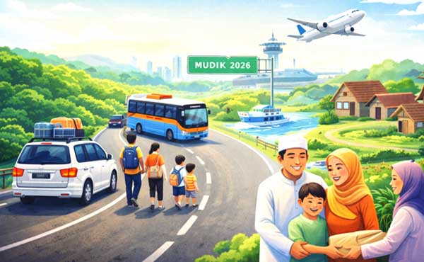 Ilustrasi Mudik 2026 Opini