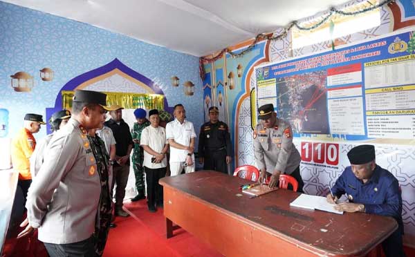 Kapolda PB Gub DM Kesiapan Pengaman Lebaran