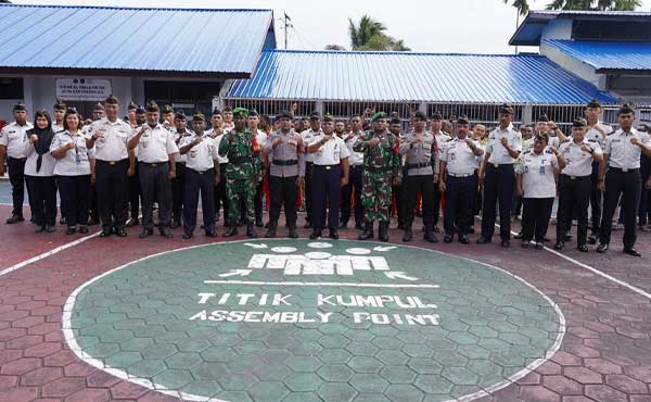 Lapas Biak Apel Siaga Pengamanan Lebaran