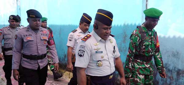 Apel Siaga Pengamanan Lebaran, Kalapas Biak: Sinergitas TNI-Polri Harga Mati 4 Lapas Biak Apel Siaga Pengamanan Lebaran4