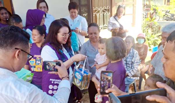 Lisa Wattimena Kunjungi 2 Puslesmas di Ambon