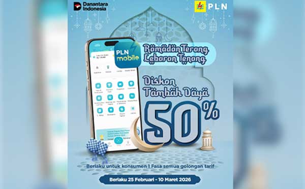 PLN Promo tmbah daya Ramadan 1447H