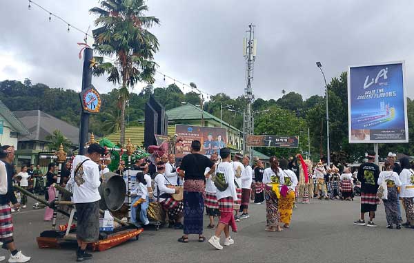 Pawai Ogoh2 di Ambon Sambut Nyepi 2026