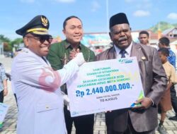 HUT ke 26: Pemkot Sorong-BPJS Ketenagakerjaan Santuni 5 Ahli Waris Penerima Manfaat