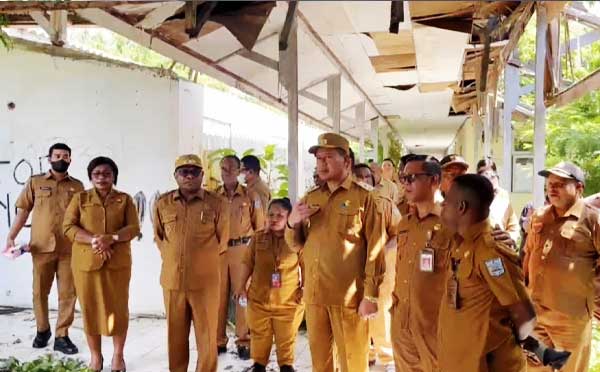 Bekas Gedung RSUD Akan Dibongkar, Ini Rencana Pemkot Sorong 1 Pemkot Sorong RSUD Kota Rusak Berat