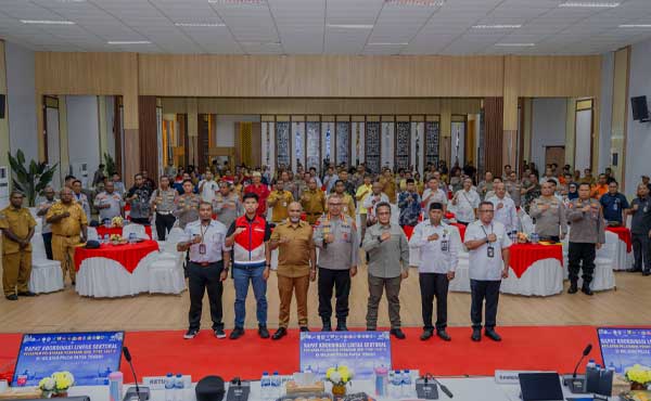 Rakor Ops Ketupat Noken 2026 Perkuat Pengamanan Jelang Idul Fitri di Papua Tengah 3 Pemprov PT Rapat Lintas Sektor Jelang Lebaran