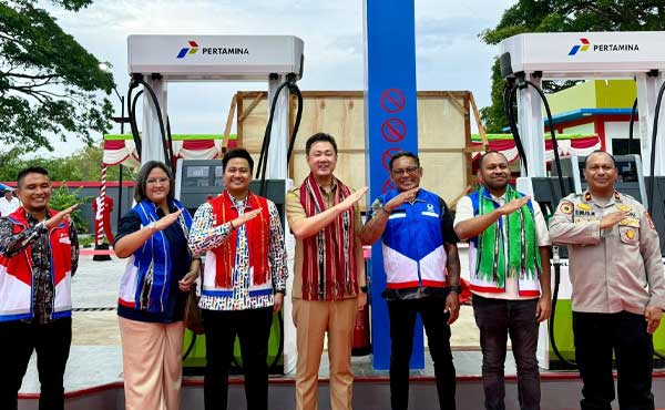 Komitmen Pemerataan Energi di Maluku, Pertamina Tambah Satu SPBU di Saumlaki 1 Pertamina Tambah 1 SPBU di Saumlaki