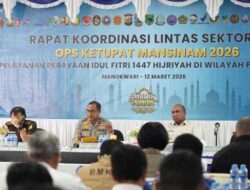 Polda PB Gelar Rakor Linsek Mantapkan Kesiapan Ops Ketupat Mansinam 2026