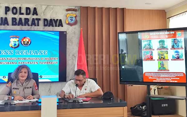 Polda PBD 8 tersangka Pembunuhan Tambrauw