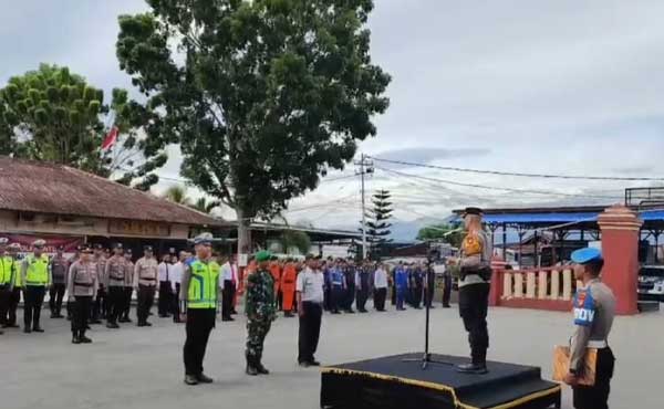 Polresta Manokwari Apel Gelar Psaukan Mudik 2026