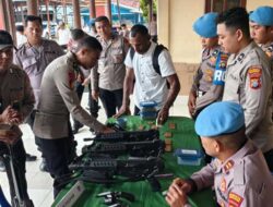Polresta Manokwari Periksa Senpi Personil, Ini Tujuannya !