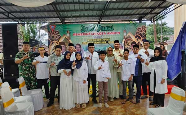 Juara Umum Tingkat Promal, Kontingen Lasqi Kota Ambon Terima Bonus 1 Walkot BW bagi2 bonus Juara Festival Lasqi Promal