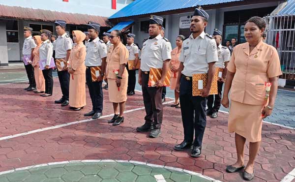 12 ASN Lapas Biak Naik Pangkat3