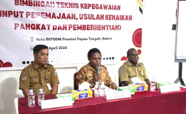BKPSDM Papua Tengah Gelar Bimtek Tingkatkan Kompetensi Pengelola Kepegawaian 32 OPD 2 BKPSDM PT Bimtek Pengelola Kepegawaian2