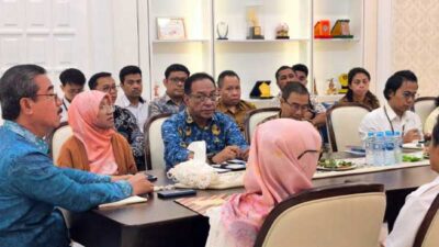 BWS Gub Mal Pertemuan Bahas Infrastruktur