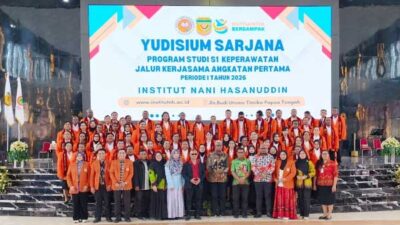 Bupati JR Yudisium 66 Lulusan Institut Nani Hasanuddin Mimika