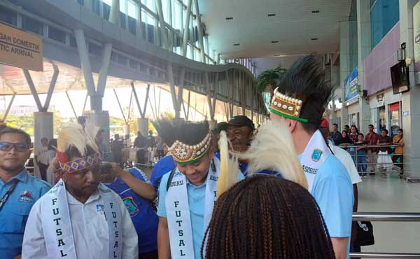 Coach Futsal Hector tiba di Sorong