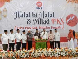 Asis Sangkala Hadiri Halal Bihalal dan Milad ke 24 PKS di Masohi