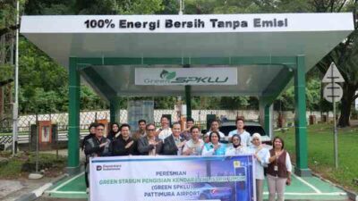 Angkasa Pura-PLN Resmi Operasikan SPKLU Pertama di Bandara Pattimura Ambon