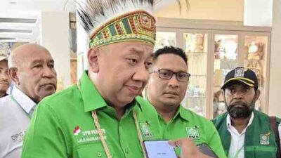 Wakil Ketua Komisi X DPR RI, Lalu Hadrian Irfani Usai Membuka Muscab PKB se-PBD di Vega Prime Hotel Sorong, (8/4/2026) /Foto: Ist