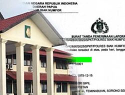 Polres Biak Terindikasi Langgar Hukum Tangani LP Bupati di PBD, Begini Faktanya