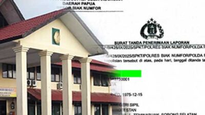 Ilustrasi PN Biak LP Pelapor PK di Polres Biak