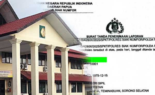 Ilustrasi PN Biak LP Pelapor PK di Polres Biak