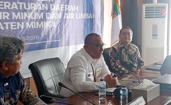Kadis PUPR Mimika Buka Konsultasi Publik Perumda Air