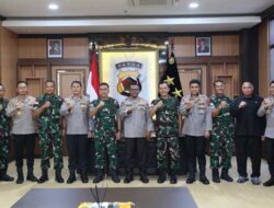 Audiensi Kapolda Papua Bersama Pangdam Cenderawasih Perkuat Sinergitas TNI–Polri