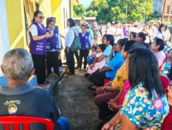 HUT Posyandu di Ambon Tanpa Seremoni, Lisa Wattimena Turun Langsung ke Lapangan