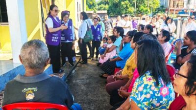 Lisa Wattimena HUT Posyandu Tanpa Seremoni