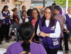 Awali April 2026, Lisa Wattimena Kunjungi Sejumlah Posyandu di Ambon