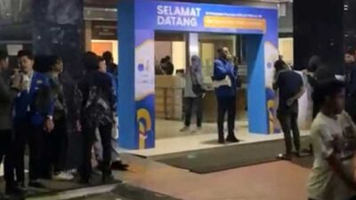 Massa pendukung Amar Leisubun PMII Maluku